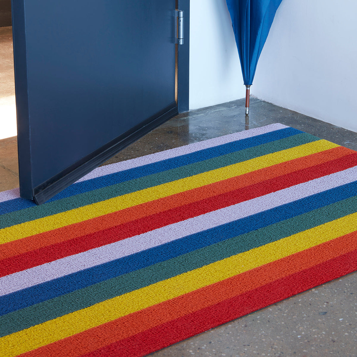 Pride Stripe Shag Mats - Multi