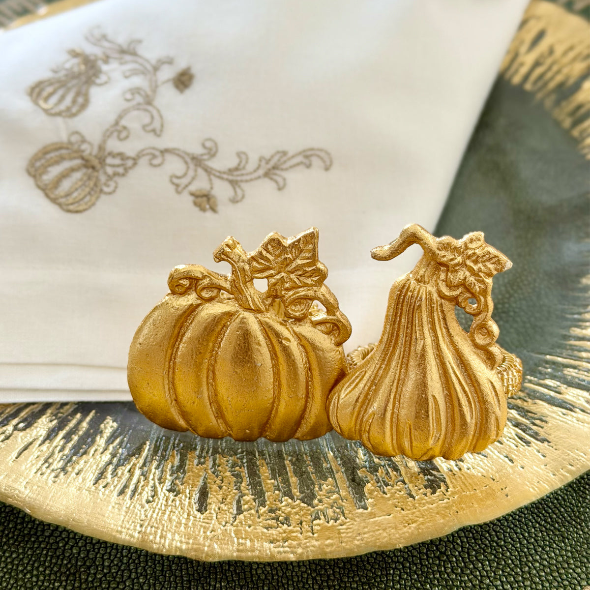 Bodrum Pumpkin Filigree Napkins — Bodrum collection image 3