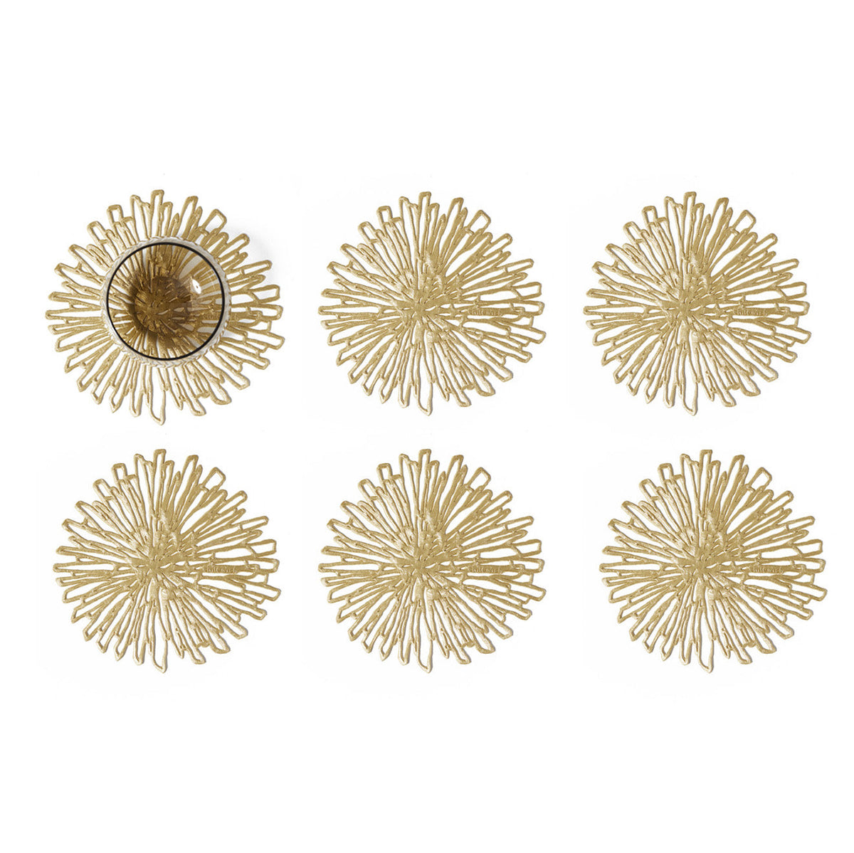 Bloom Coasters - Gilded