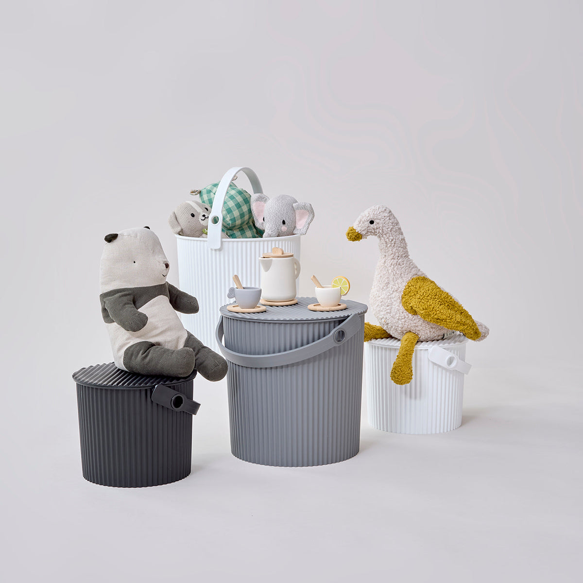 Hachiman Buckets - New Grey