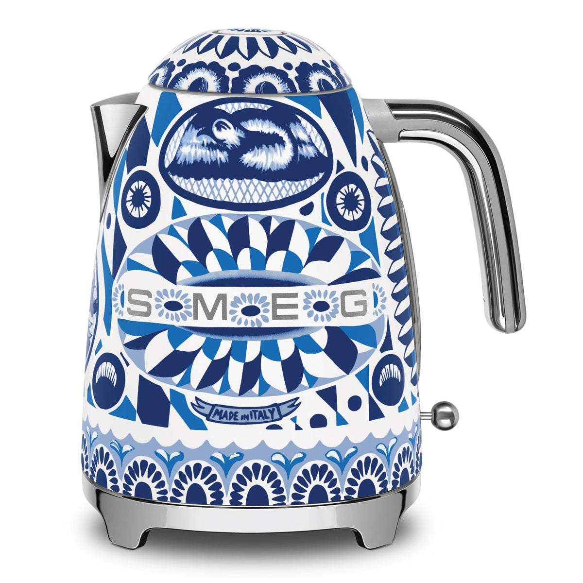SMEG 7-Cup Electric Kettle – Dolce&Gabbana Blu Mediterraneo (KLF03) – Blu Mediterraneo