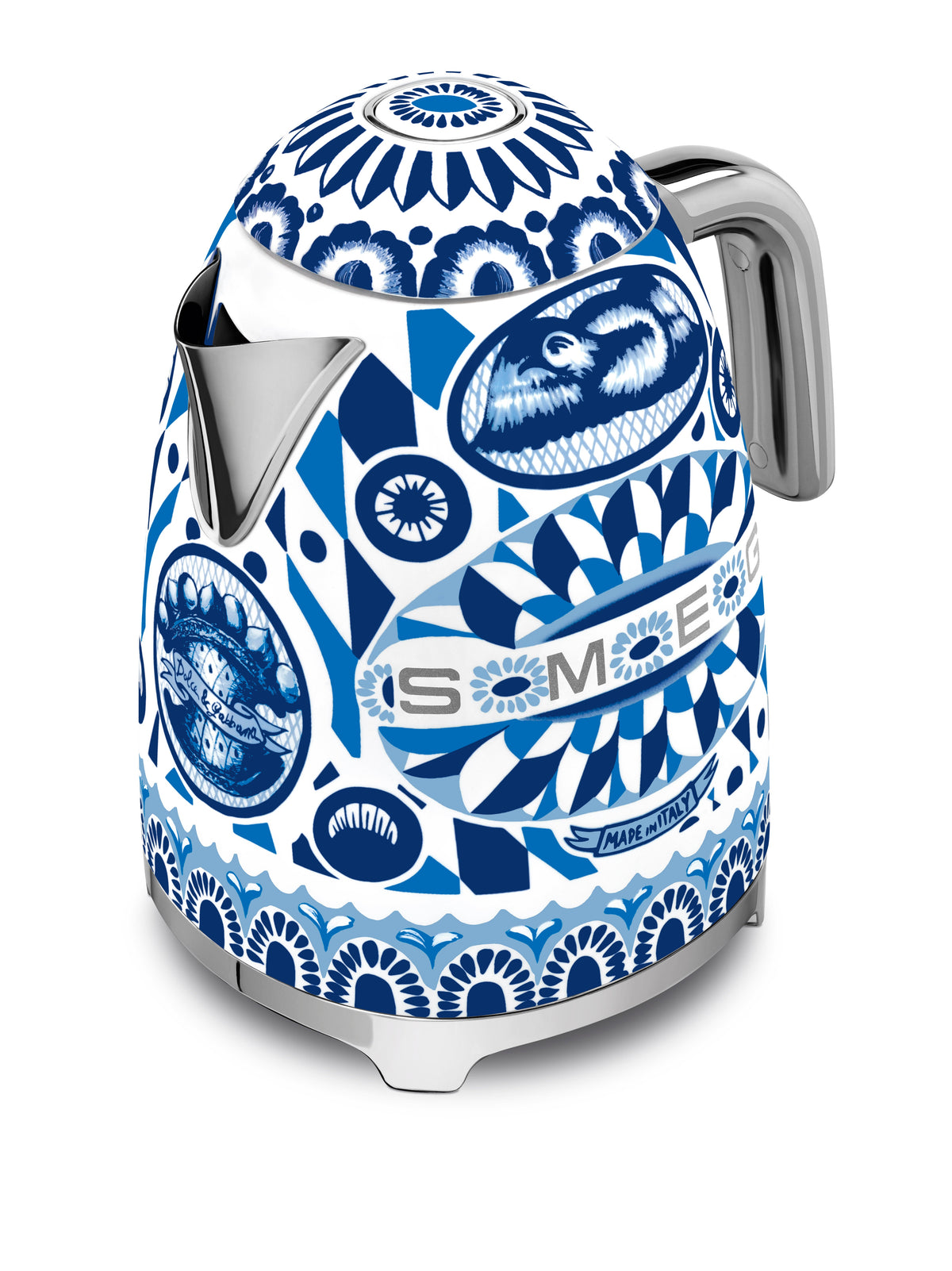 SMEG 7-Cup Electric Kettle – Dolce&Gabbana Blu Mediterraneo (KLF03) – Blu Mediterraneo