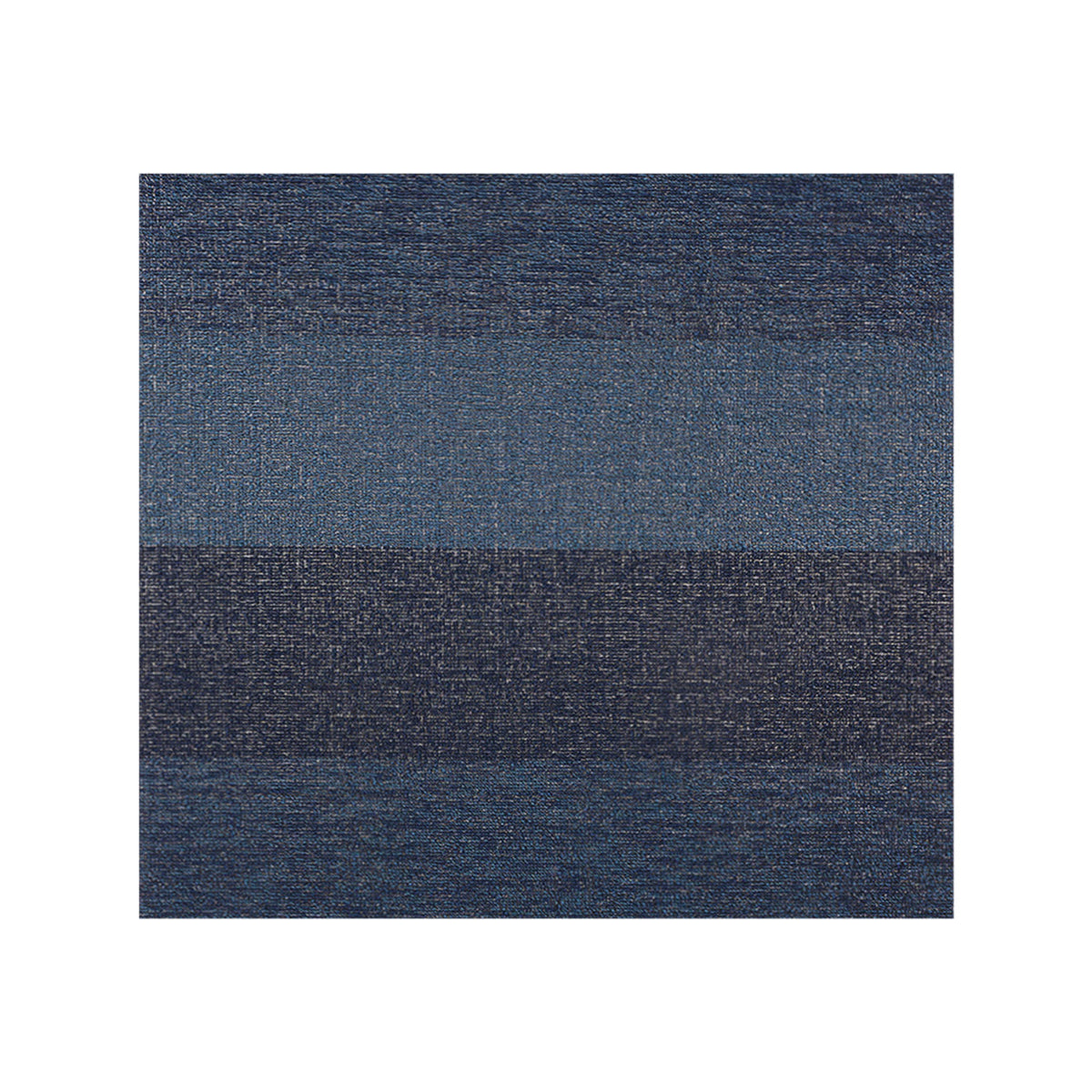 Marbled Stripe Shag Mats - Bay Blue