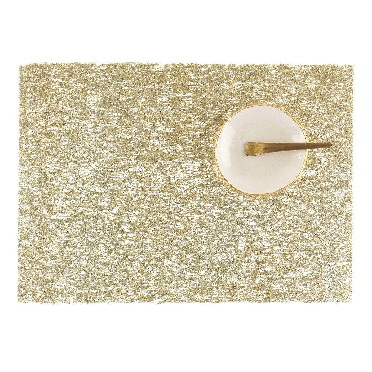 Metallic Lace Placemats - Gold