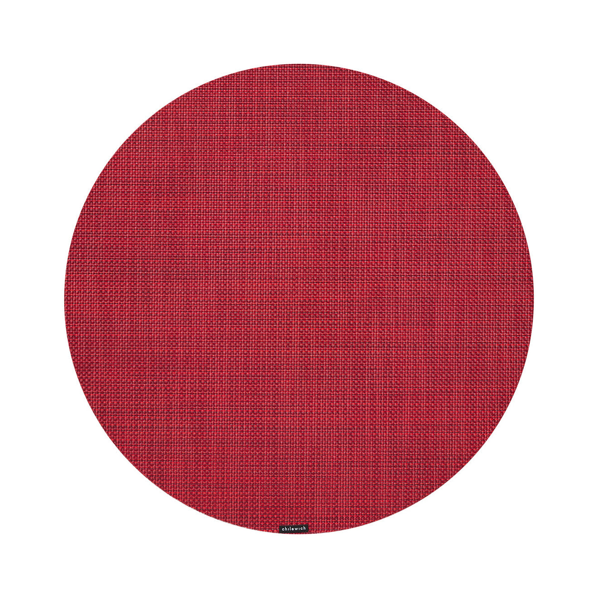 Mini Basketweave Placemats - Scarlet