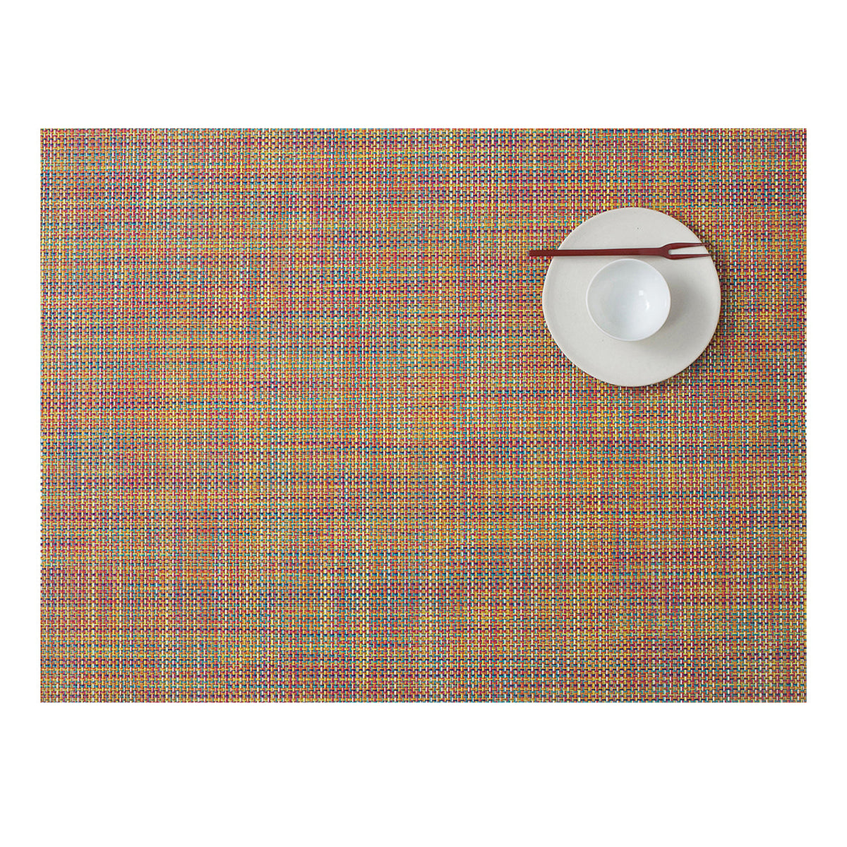 Mini Basketweave Placemats - Confetti