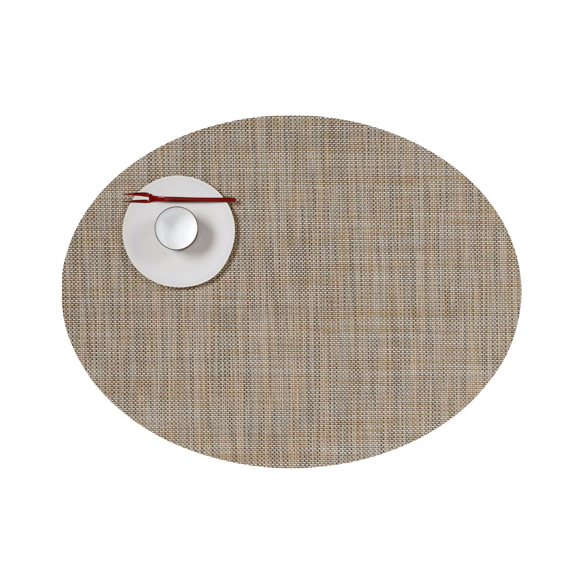 Mini Basketweave Placemat Samples - Linen