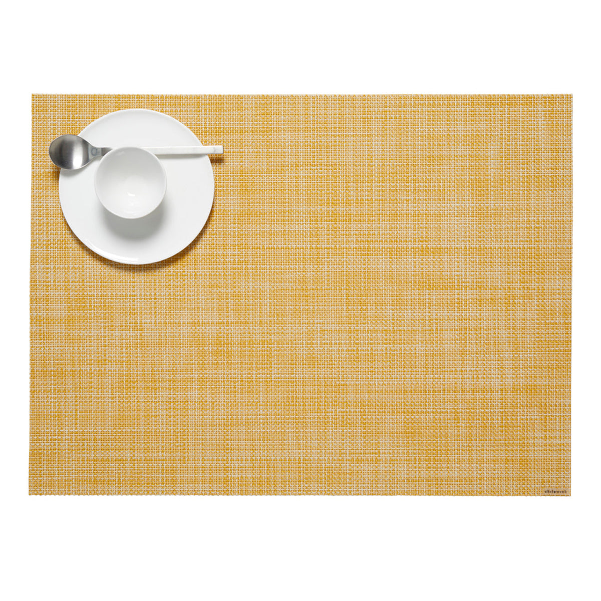Mini Basketweave Placemats - Ochre
