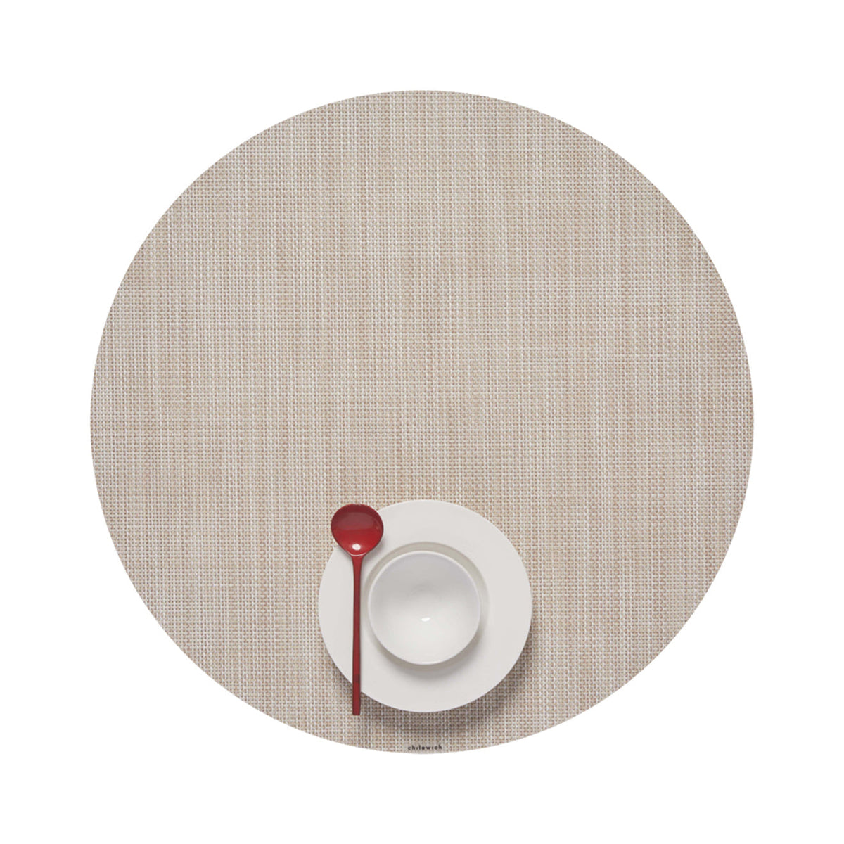 Mini Basketweave Placemat Samples - Parchment