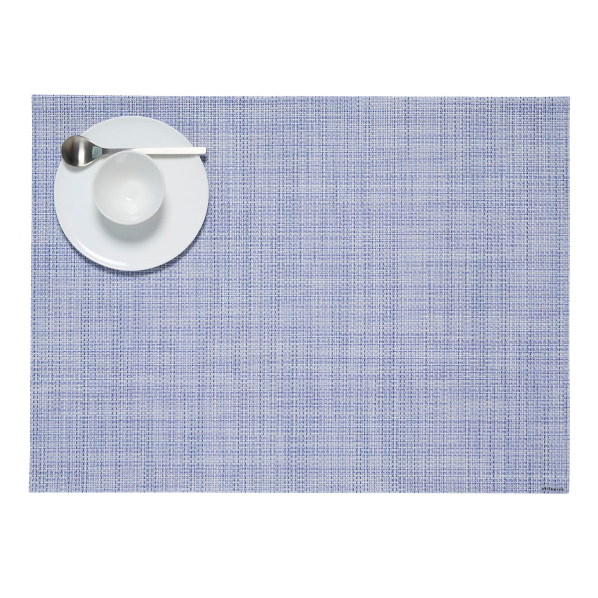 Mini Basketweave Placemats - Periwinkle