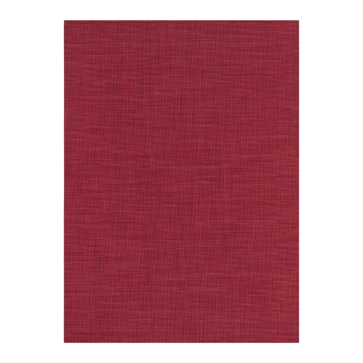 Mini Basketweave Rugs - Scarlet
