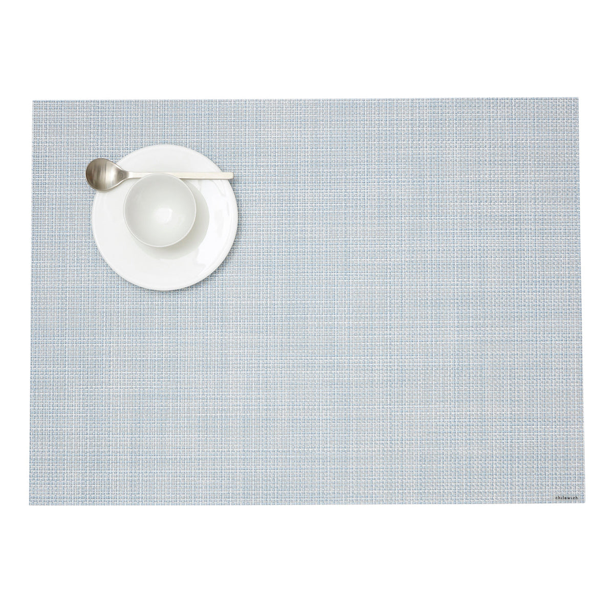 Mini Basketweave Placemats - Sky