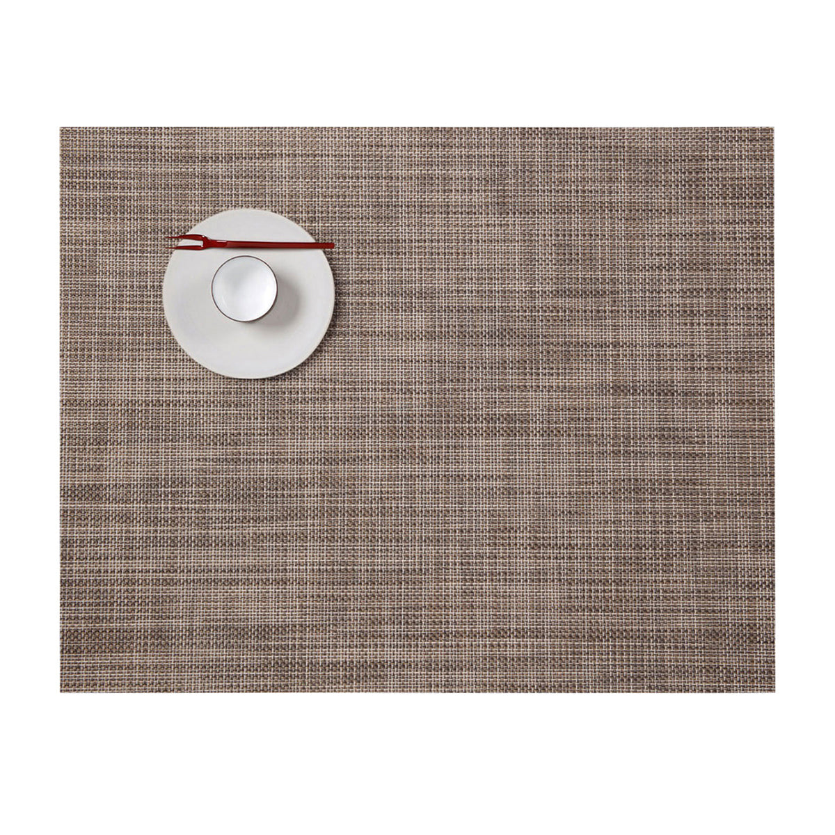 Mini Basketweave Placemats - Soapstone