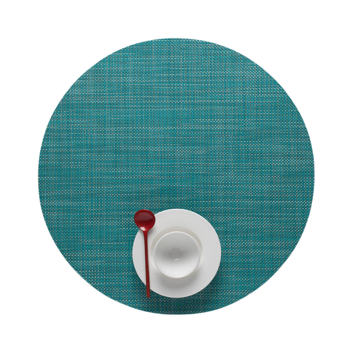 Mini Basketweave Placemat Samples - Turquoise