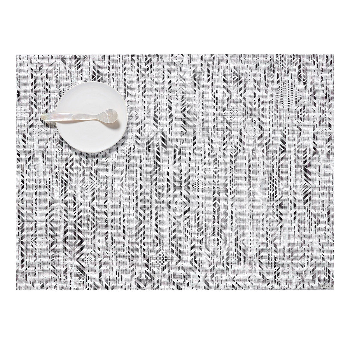 Mosaic Placemats - White/Black