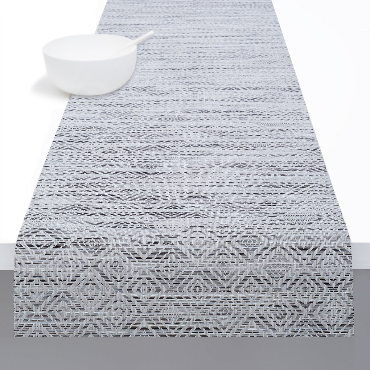 Mosaic Table Runners - White/Black