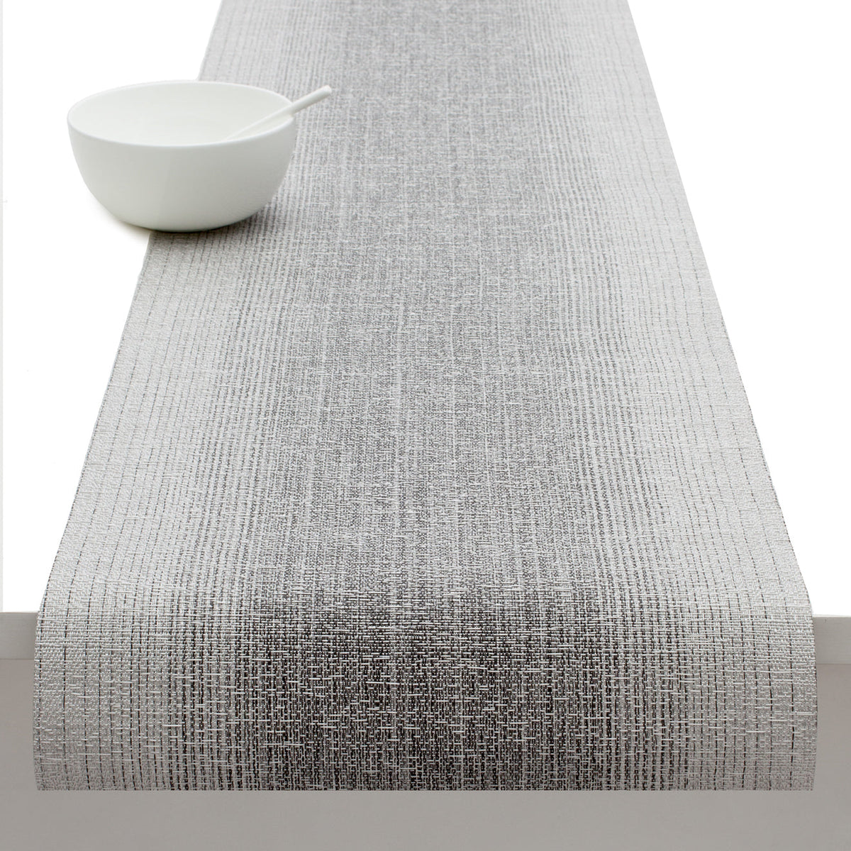 Ombré Table Runner Samples - Silver