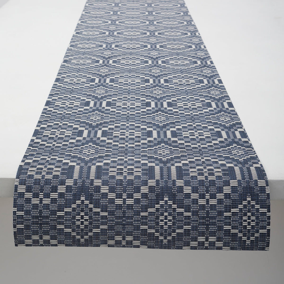 Overshot Table Runners - Denim