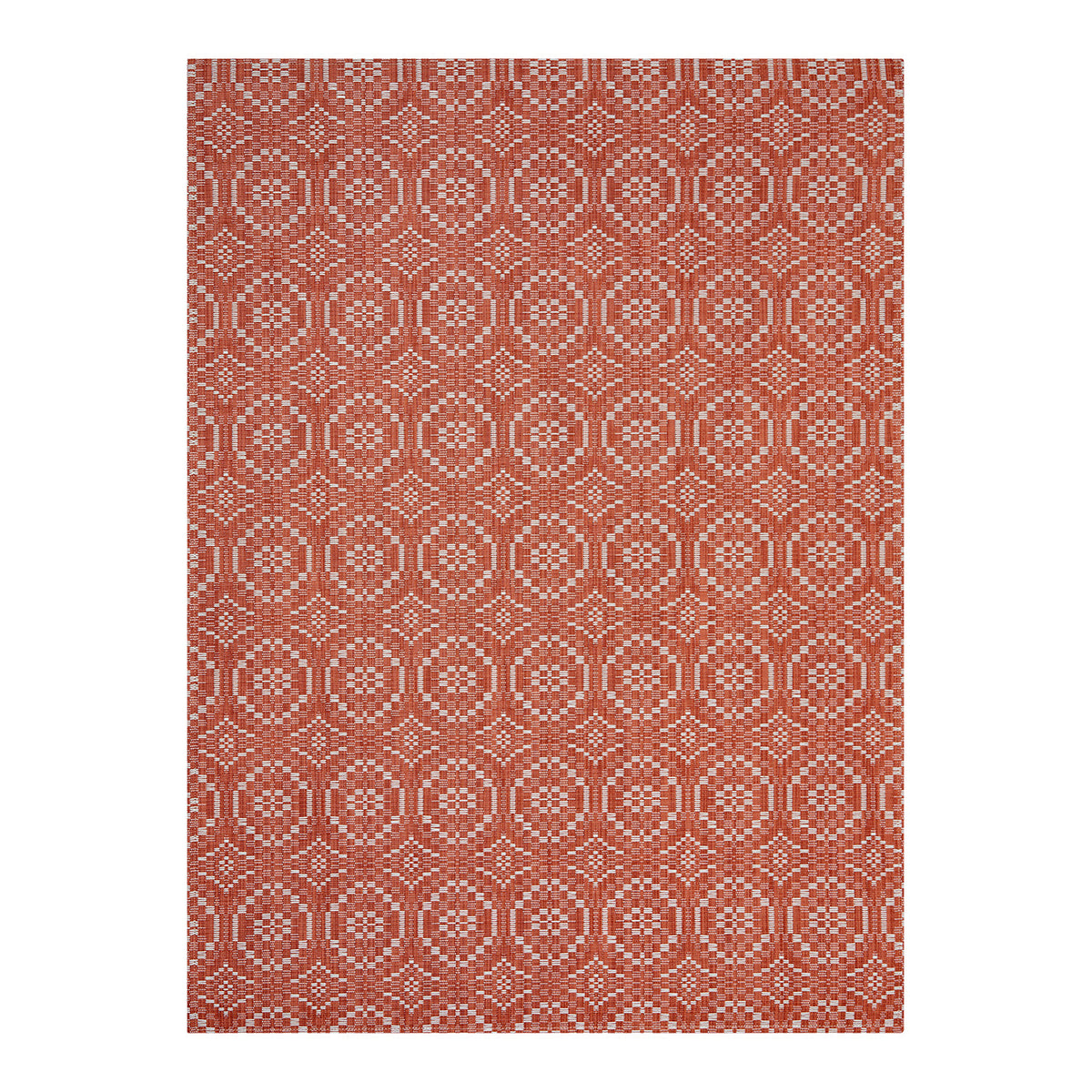 Overshot Rugs - Paprika