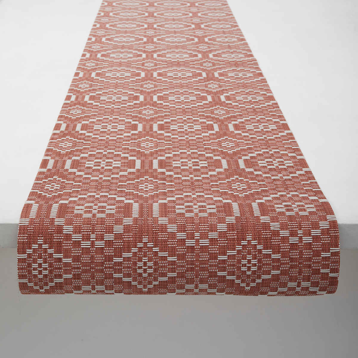 Overshot Table Runners - Paprika