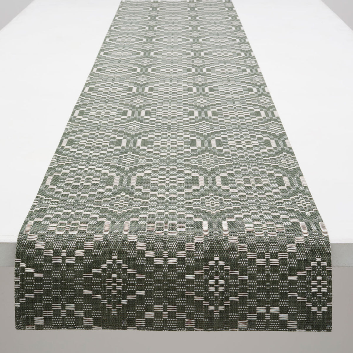Overshot Table Runners - Thyme