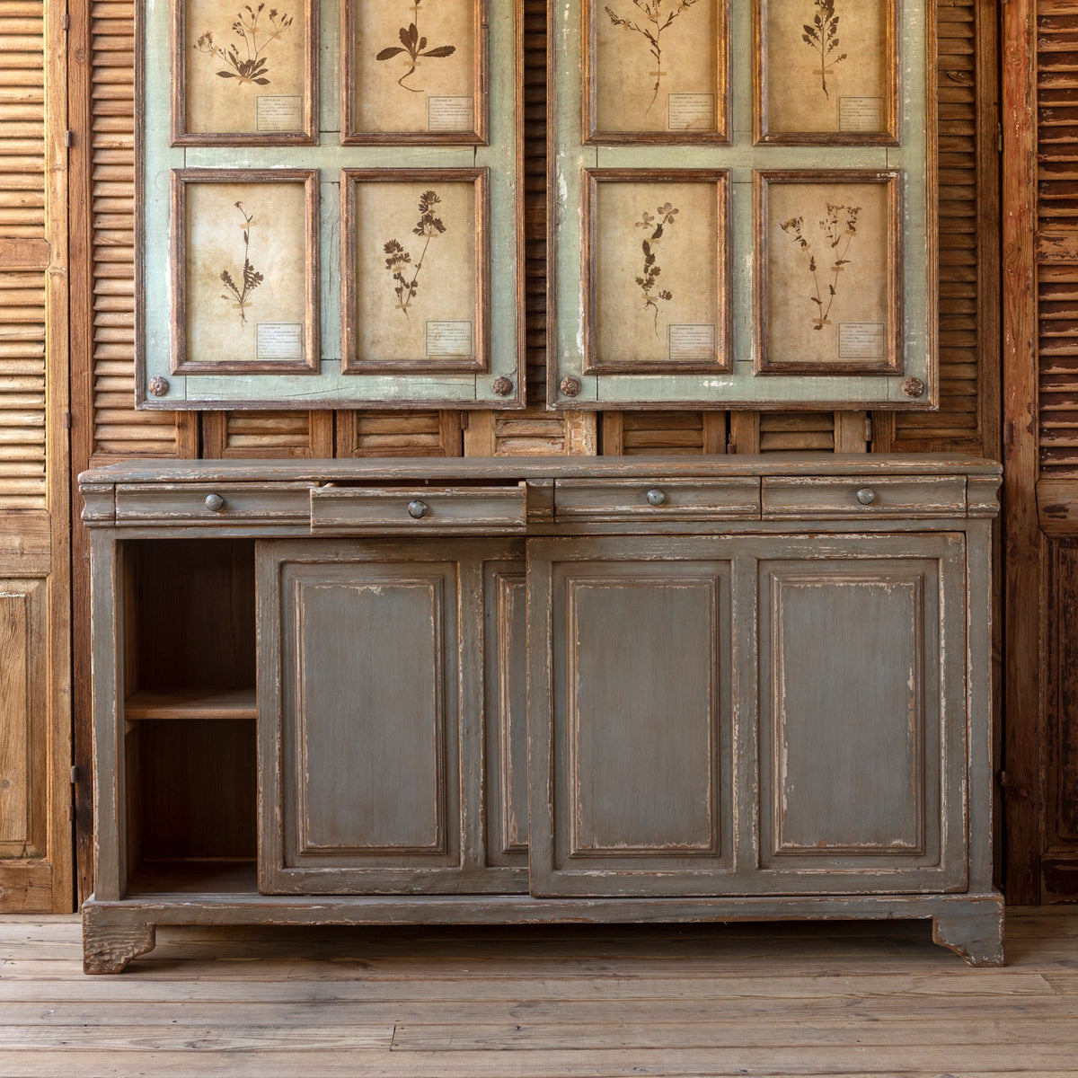 Camellia Painted Buffet