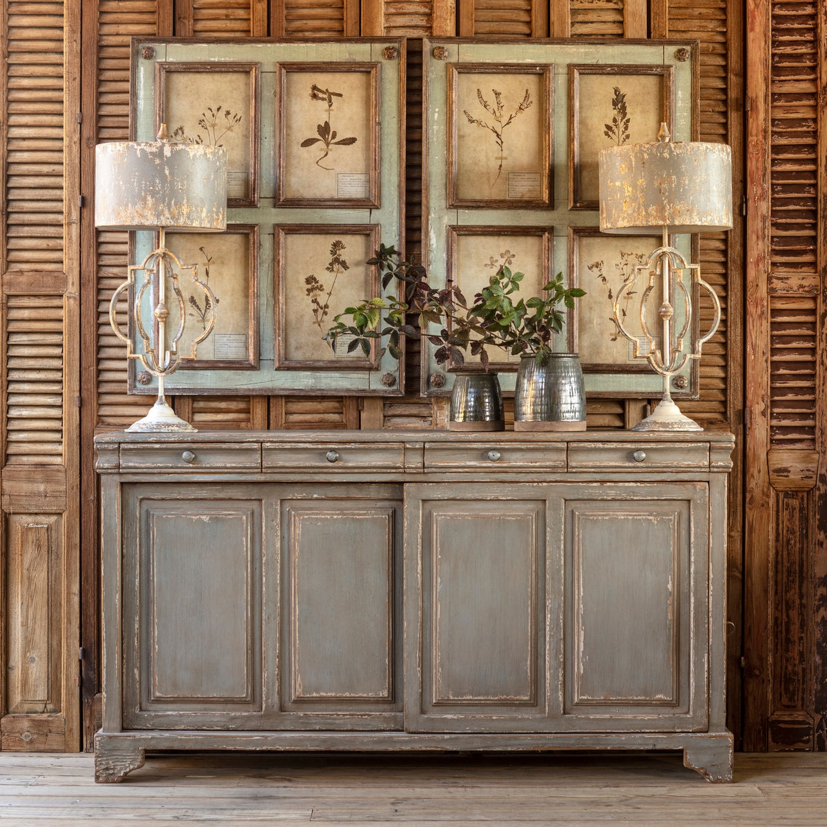 Camellia Painted Buffet