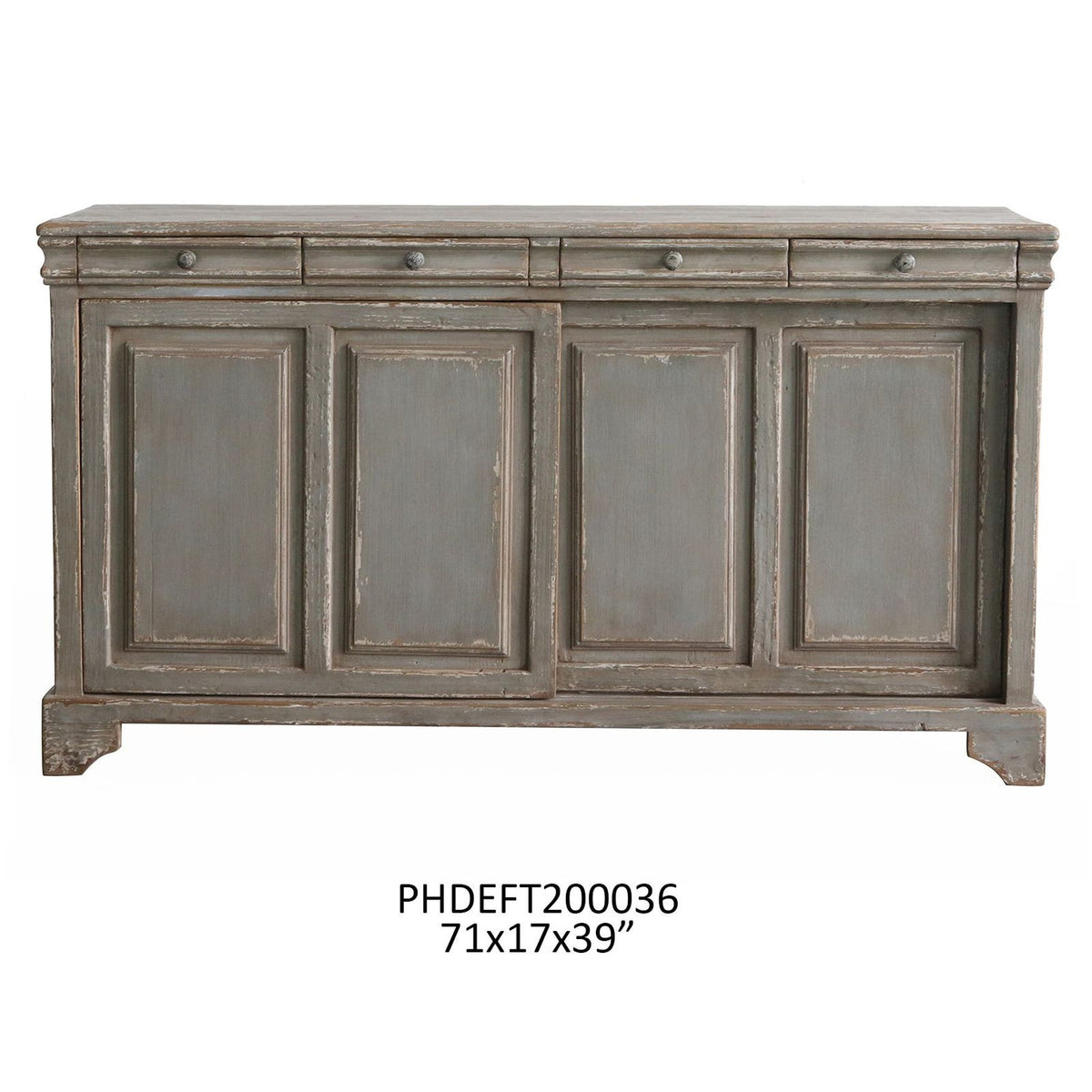Camellia Painted Buffet