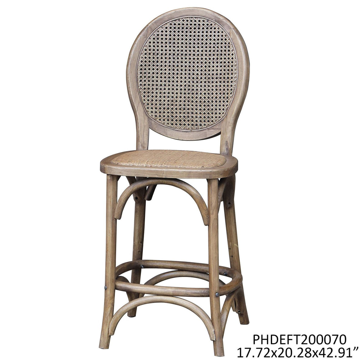 Beaufort Cane Back Counter Stool