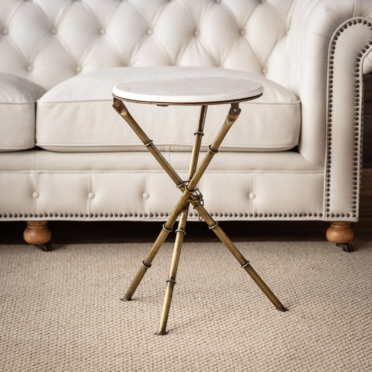 Beaufort Marble Lounge Table