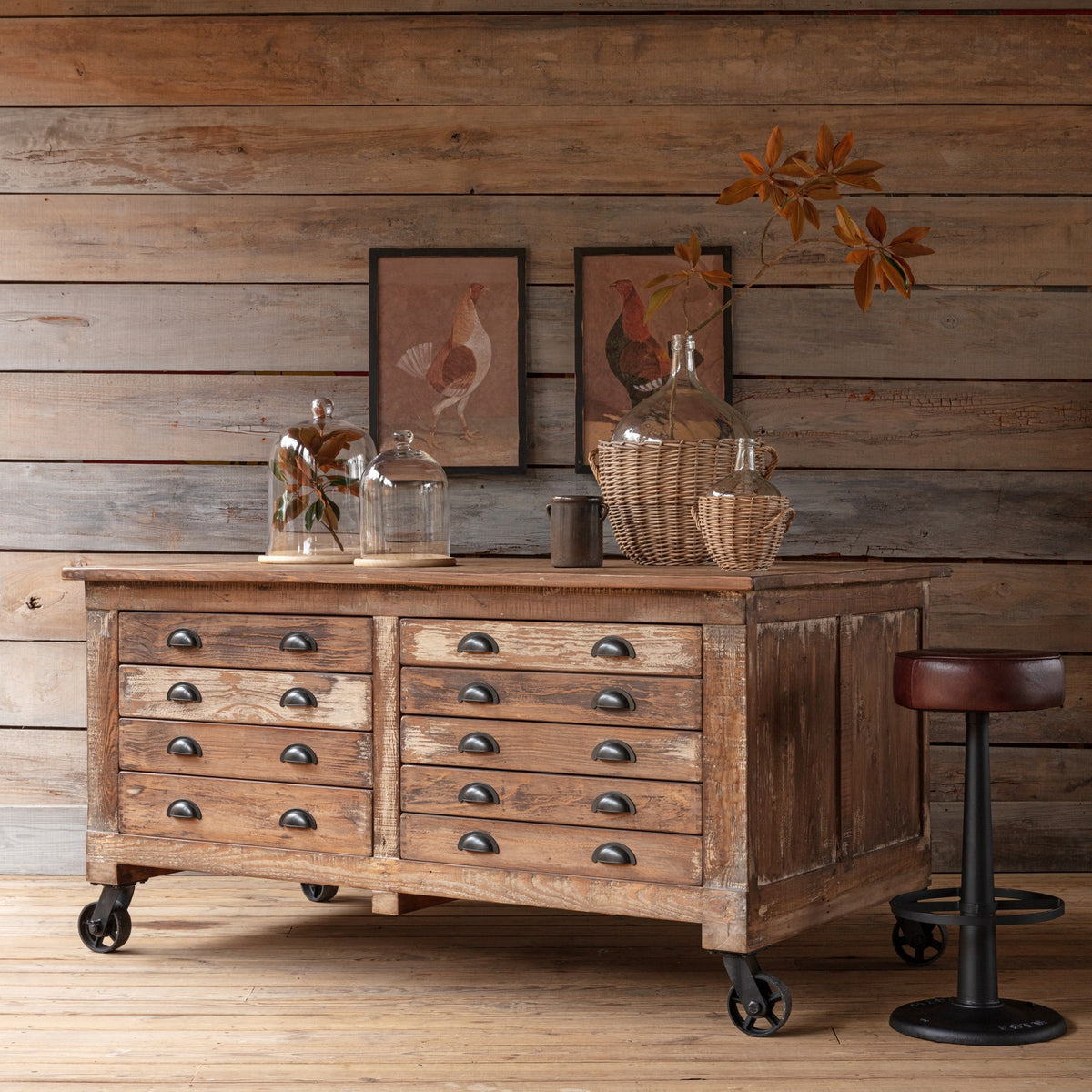 Beaufort Pine Worktable