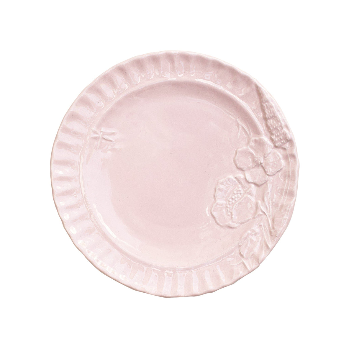 Pietra Fiori Pink Salad Plate