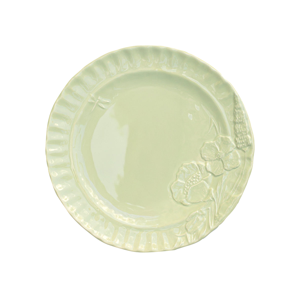 Pietra Fiori Pistachio Salad Plate