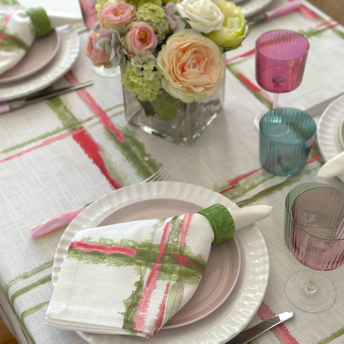 Bodrum Abstract Grid Tablecloths — Bodrum collection image 2