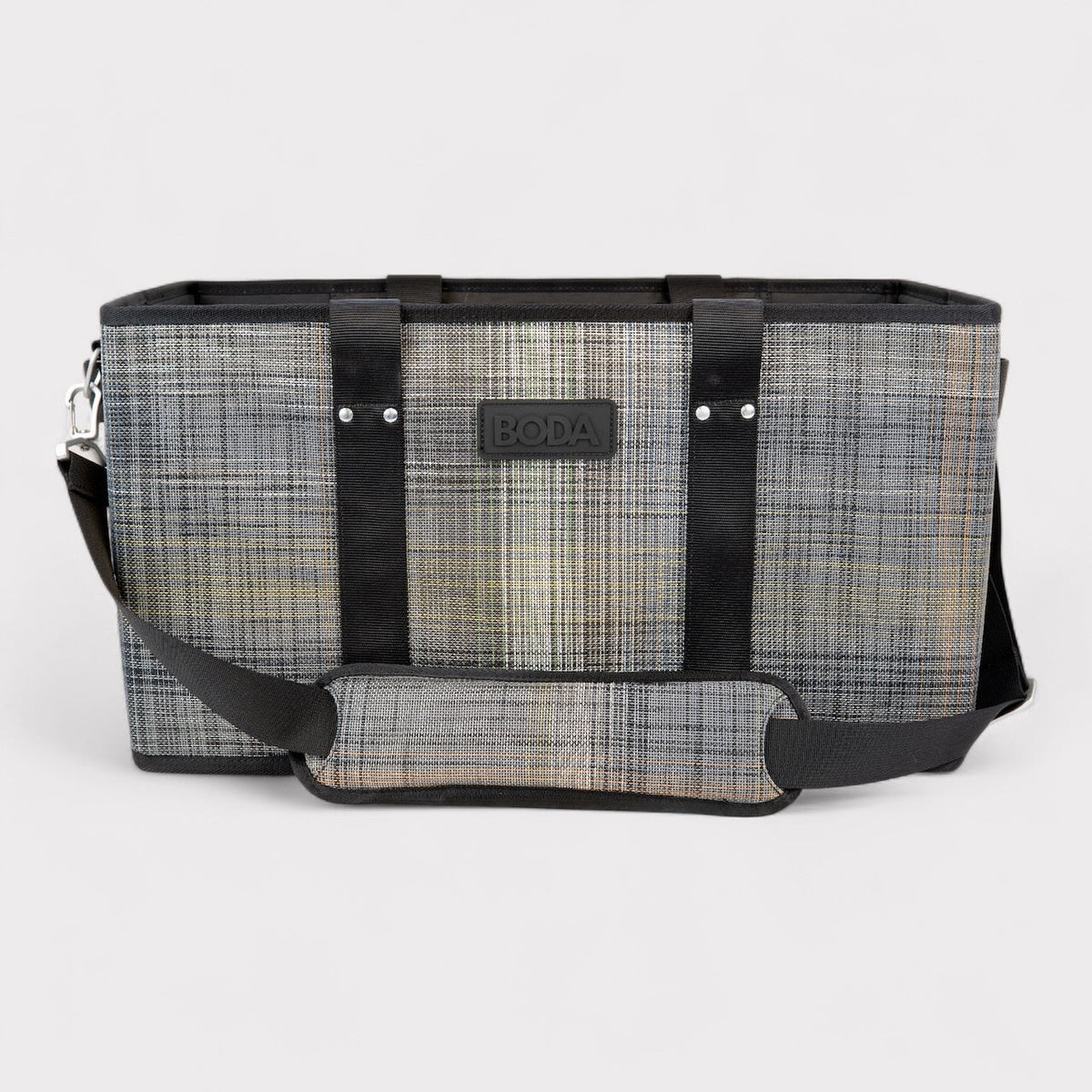 Boda Market Tote - Plaid - Multi