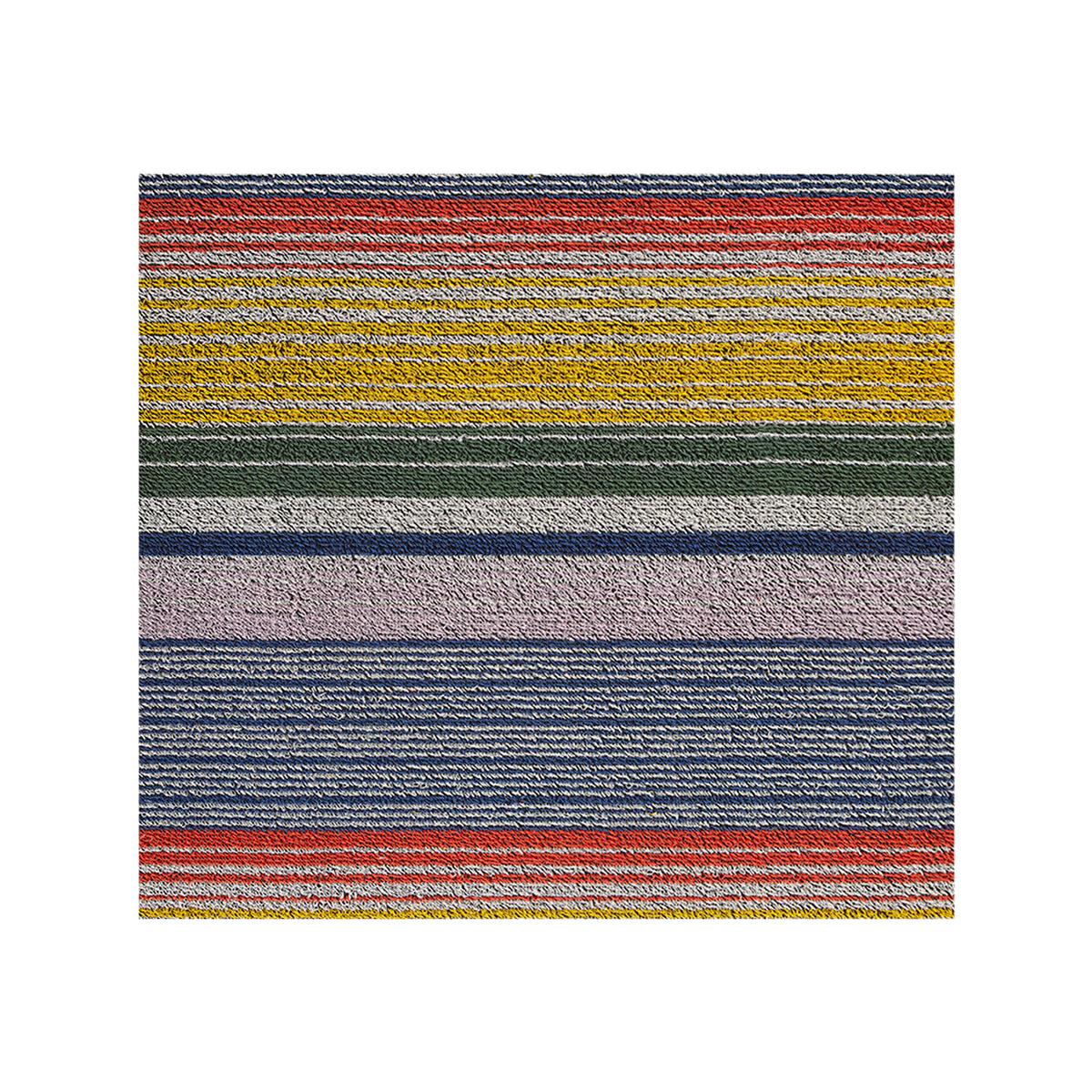 Pop Stripe Shag Mats - Multi