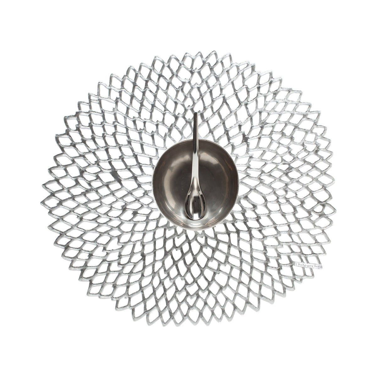 Dahlia Placemats - Silver