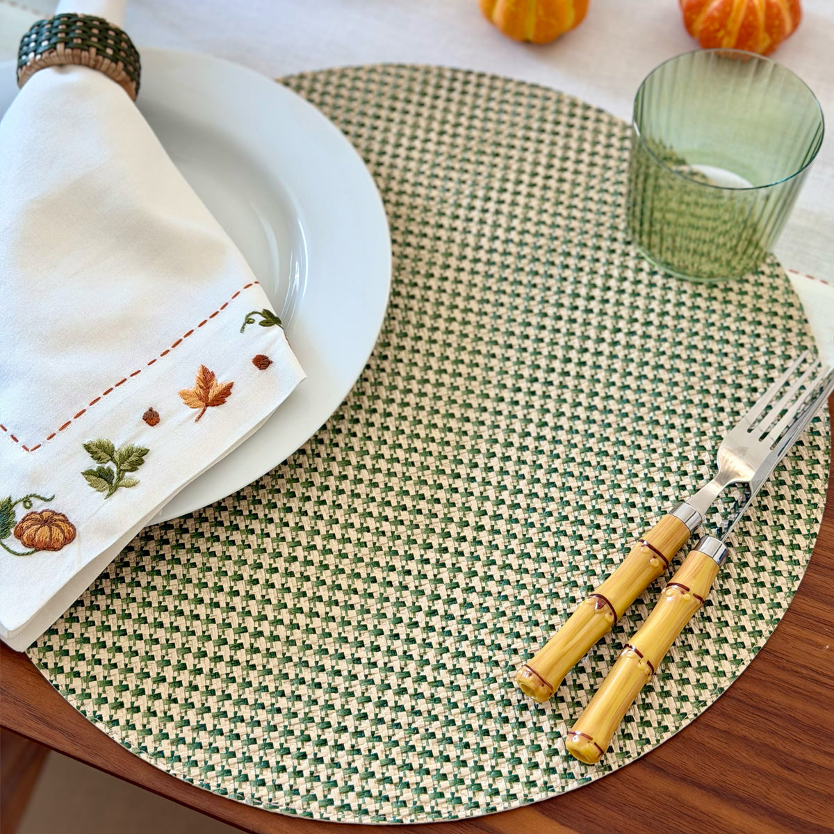 Bodrum Rattan Placemats — Bodrum collection image 2