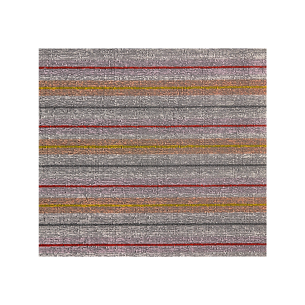 Ribbon Stripe Shag Mats - Bon Bon