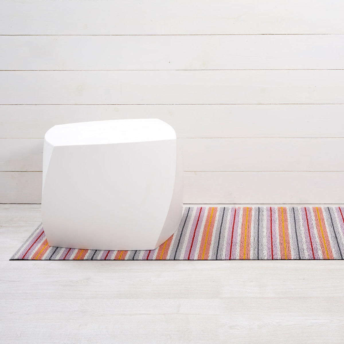 Ribbon Stripe Shag Mats - Bon Bon