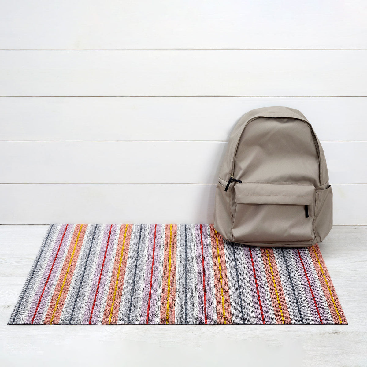 Ribbon Stripe Shag Mats - Bon Bon