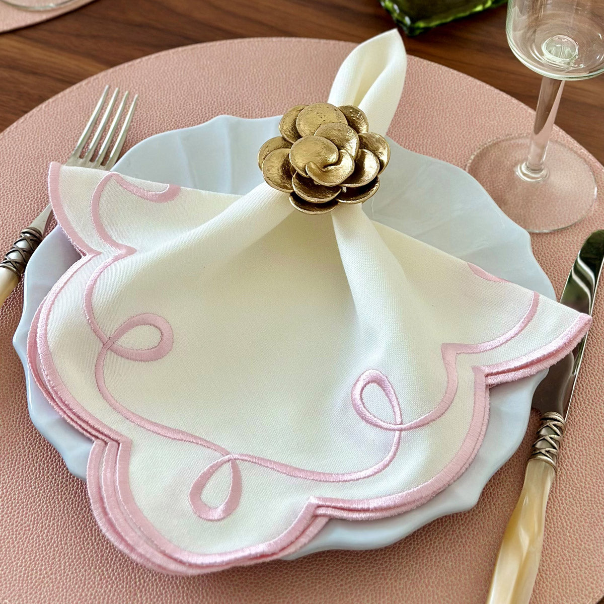 Bodrum Ribbon Twirl Napkins — Bodrum collection image 3