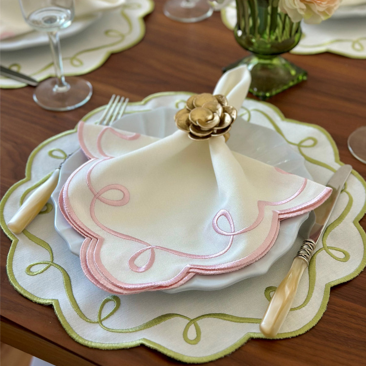 Bodrum Ribbon Twirl Placemats — Bodrum collection image 2