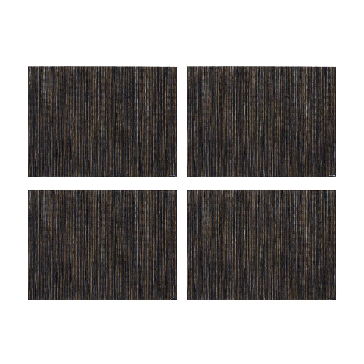 Rib Weave Placemat Samples - Tiger Eye