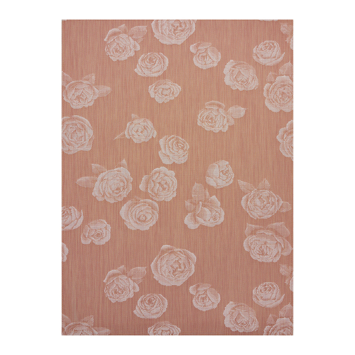 Rosette Rugs - Burnt Coral