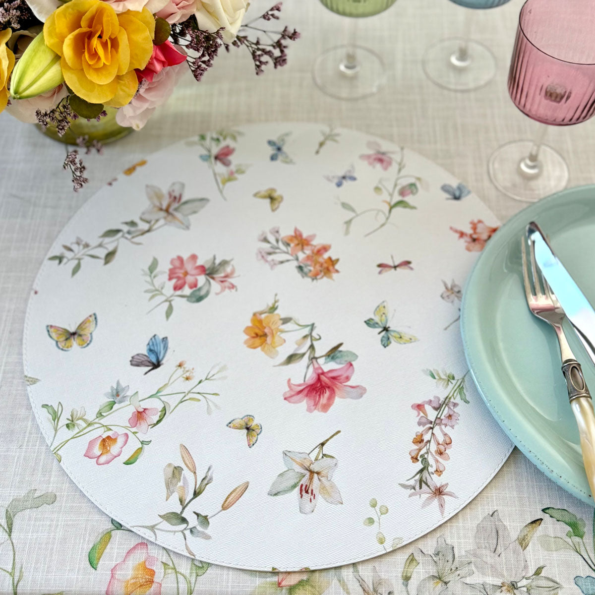 Bodrum Lily Garden Placemats — Bodrum collection image 2