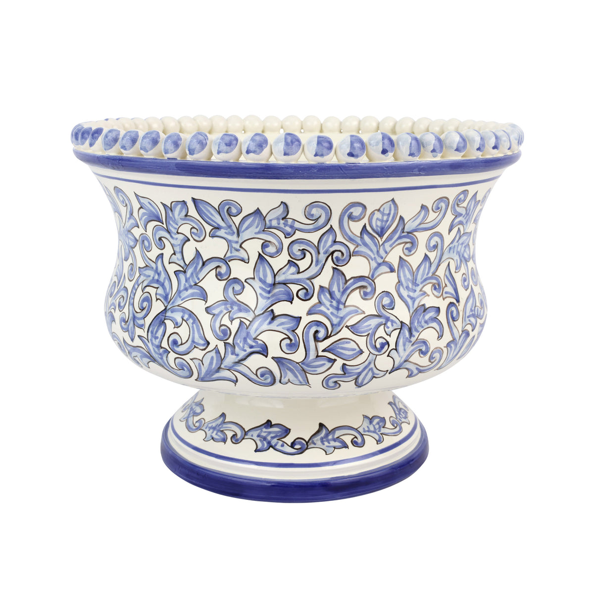 Scorrimento Blu Large Planter