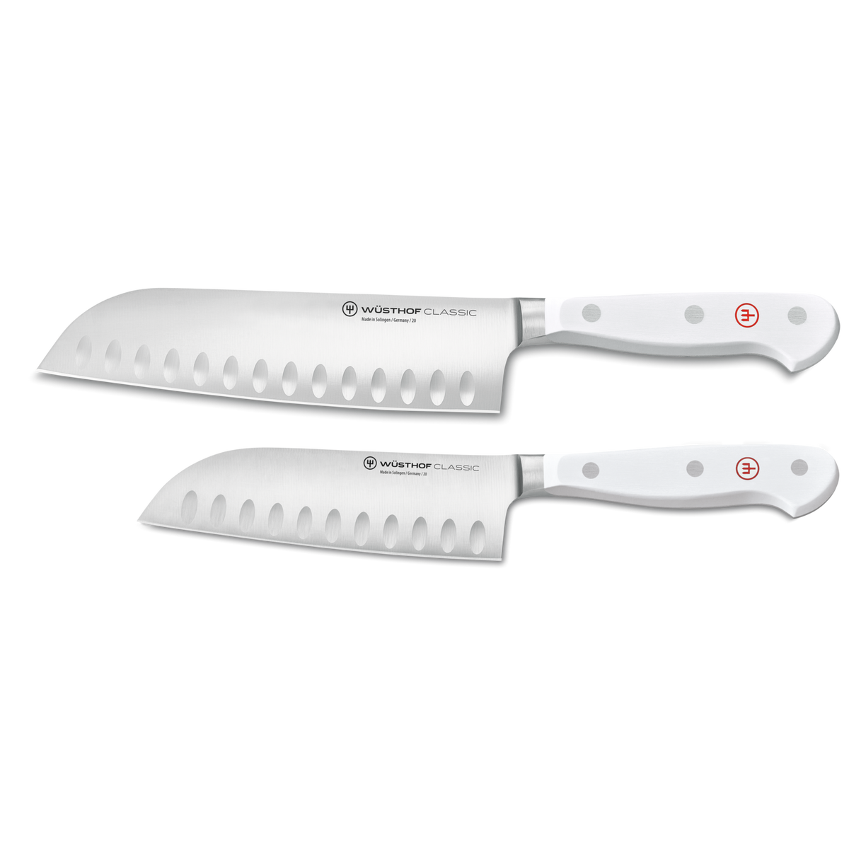 Wusthof Classic 2-Piece Santoku Set — Black