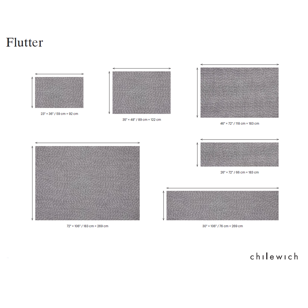 Flutter Rugs - Rosewood