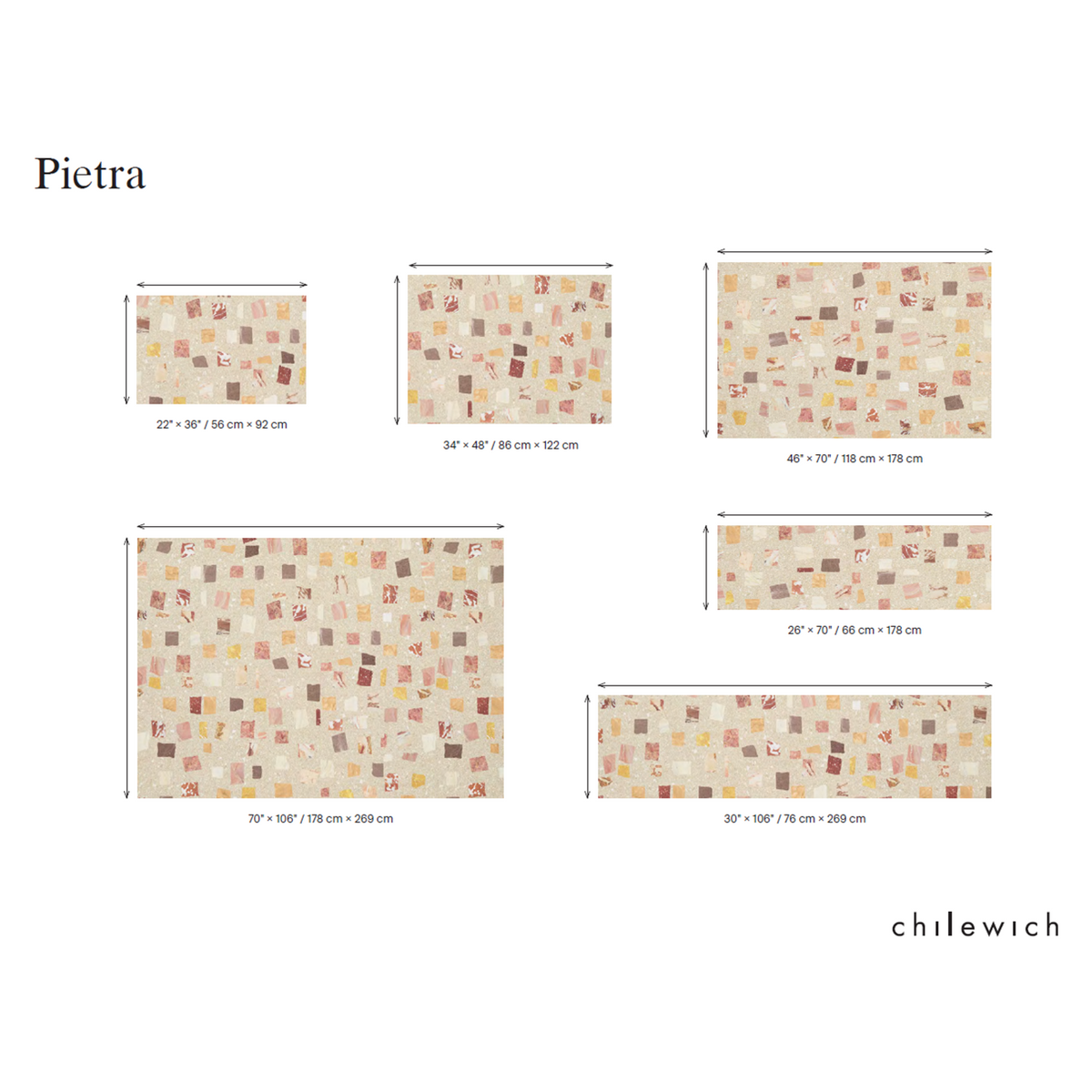 Pietra Rugs - Deep Sea